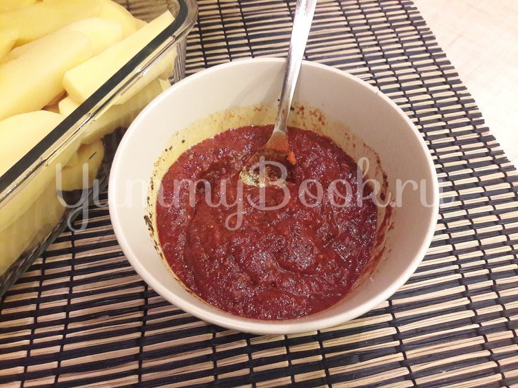 Запечённый картофель в томатно-соевом соусе - шаг 5