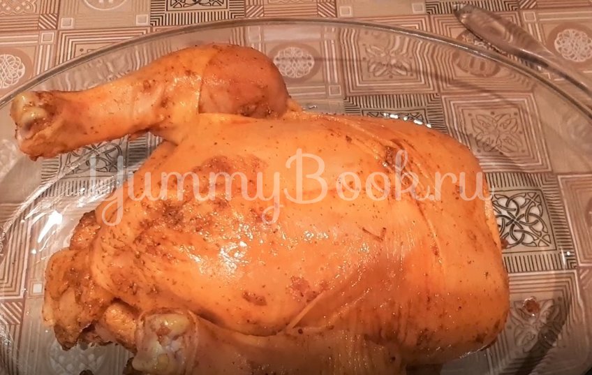 Курица, запеченная в духовке целиком - шаг 2