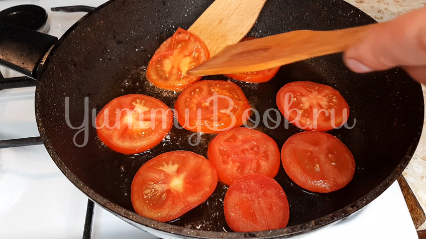 Омлет с помидорами и сыром - шаг 6
