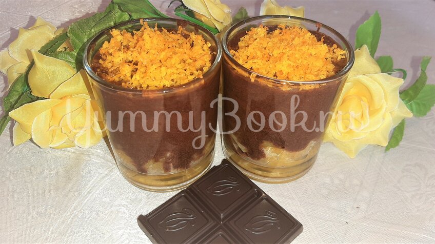 Воздушный шоколадно-апельсиновый десерт - шаг 3