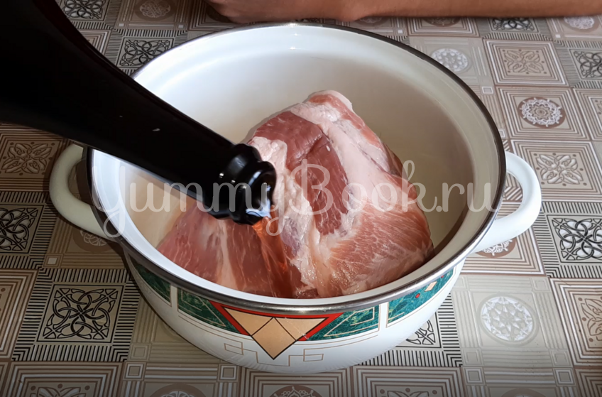 Мясо, запеченное в красном вине - шаг 1