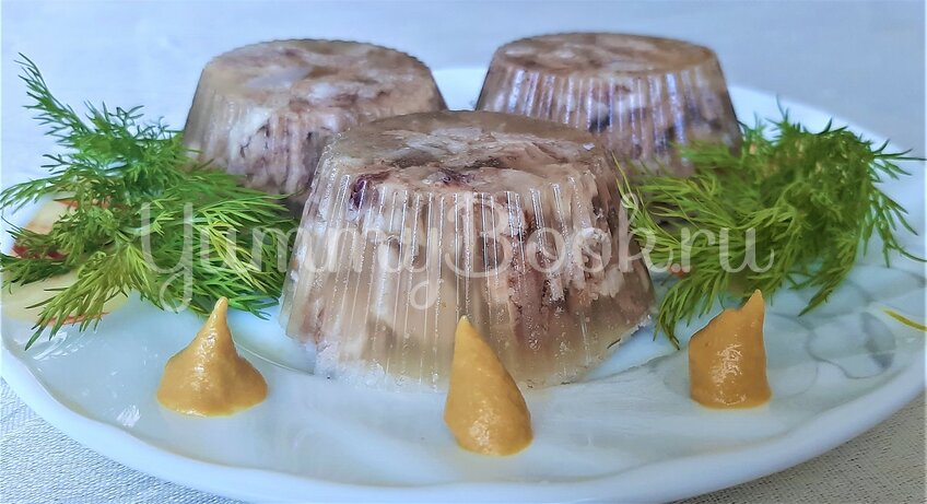 Холодец из свиной рульки и говядины - простой и вкусный рецепт с пошаговыми  фото