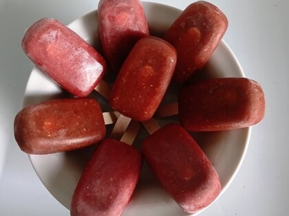 Сорбет из банана и ягод без сахара