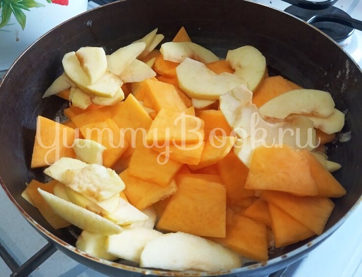 Пшённая запеканка с тыквой и яблоками - шаг 10