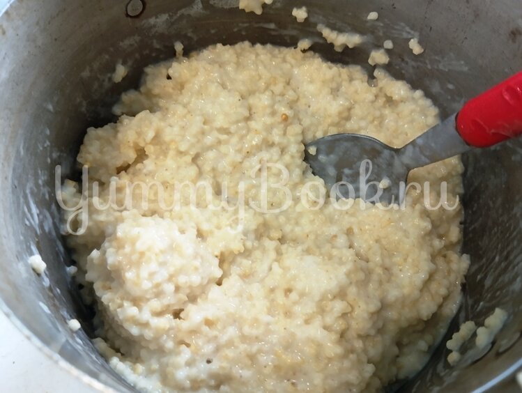 Пшённая запеканка с тыквой и яблоками - шаг 8