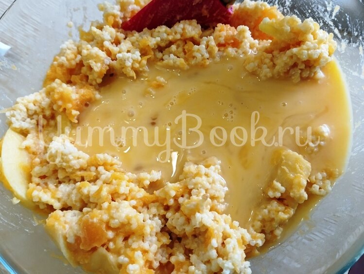 Пшённая запеканка с тыквой и яблоками - шаг 14