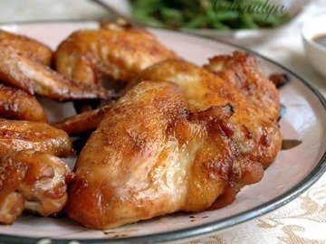 Крылышки куриные в соевом соусе
