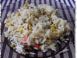 Рис с овощами и свининой