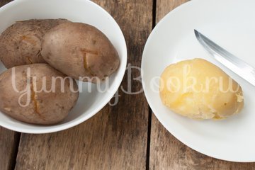 Салат Картофельный с зеленым луком - шаг 1