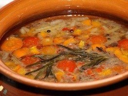 Суп запеченный в духовке