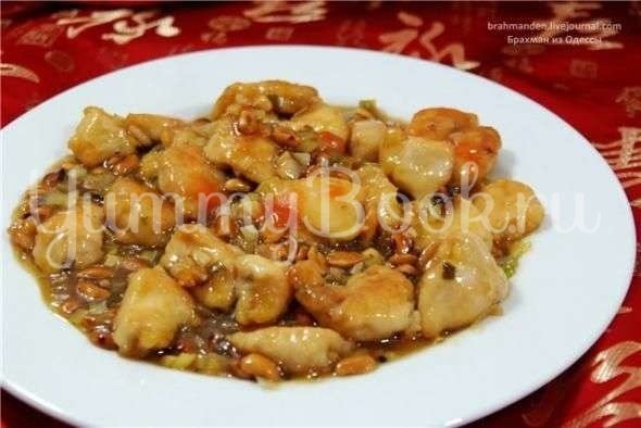 Куриное филе с арахисом (Gongbao  Jiding)