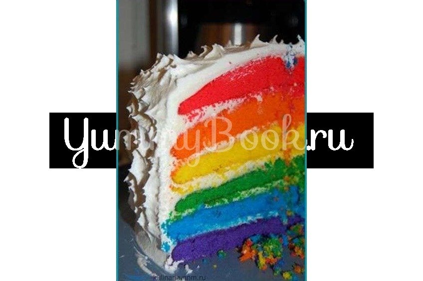 Торт Попробуй радугу
