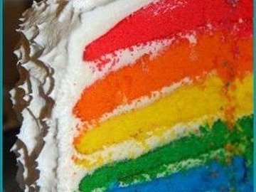 Торт Попробуй радугу