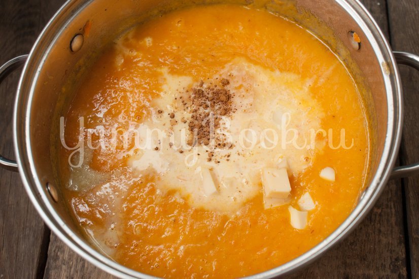 Суп-пюре из тыквы с сыром - шаг 5