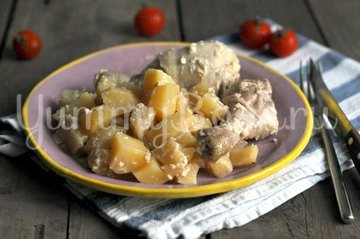 Куриные ножки запеченные с картофелем в рукаве - шаг 9
