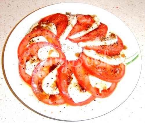 помидоры и сыр моцарелла рецепт закуска итальянская | Дзен
