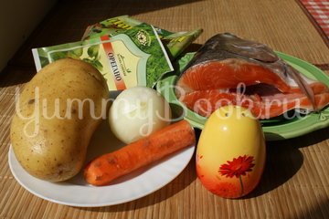 Рыбный суп из форели - шаг 1