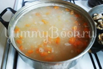 Сырный суп с грибами - шаг 4