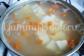 Сырный суп с грибами - шаг 6