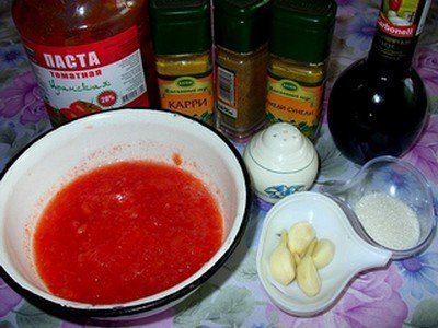 Грибы запеченные с сыром в томатном соусе - шаг 2