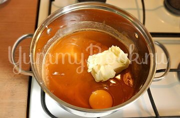 Пирог с пудингом и черешней - шаг 7