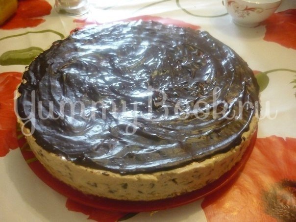 Твороженный торт с черносливом