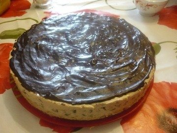Твороженный торт с черносливом