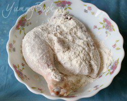 Куриные окорочка в сырно-кунжутной панировке - шаг 3