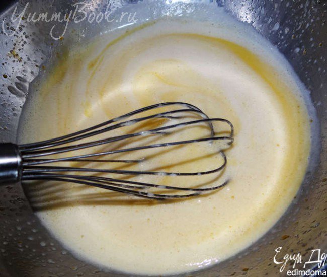 Пирог на лимонаде с киви и штрейзелем - шаг 3