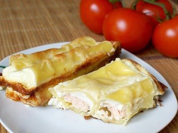 Каннеллони с филе сёмги