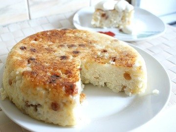 Запеканка с рисом и творогом в мультиварке