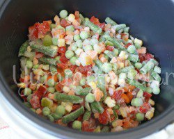 Чечевичная каша с мясом и овощами в мультиварке - шаг 2