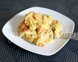 Чечевичная каша с мясом и овощами в мультиварке - шаг 6