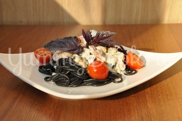 Паста Нери с морепродуктами - шаг 8