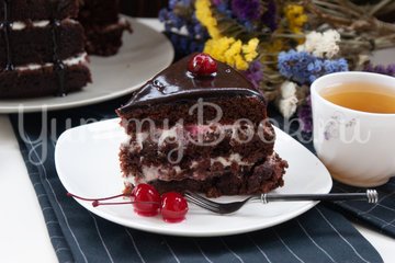 Торт "Шоколад на кипятке" в мультиварке - шаг 10