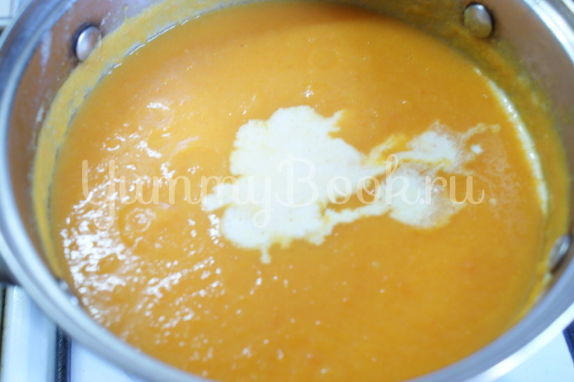 Морковный суп-пюре со сливками - шаг 6