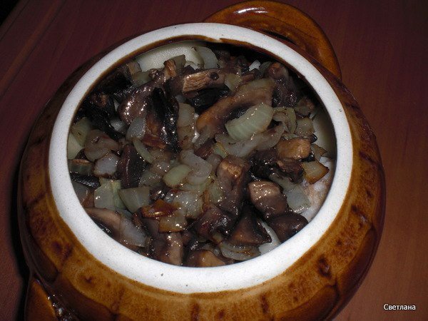 Фрикадельки с картошкой и грибами под сыром - шаг 2