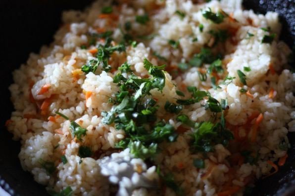 Жареный рис с овощами Indian style - шаг 3