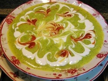 Суп-пюре из кабачков цукини