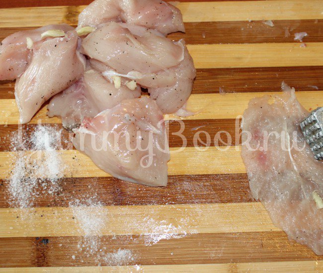 Курица запеченная с нектарином - шаг 2