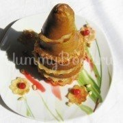 Запеченная груша с сыром и орешками - шаг 6