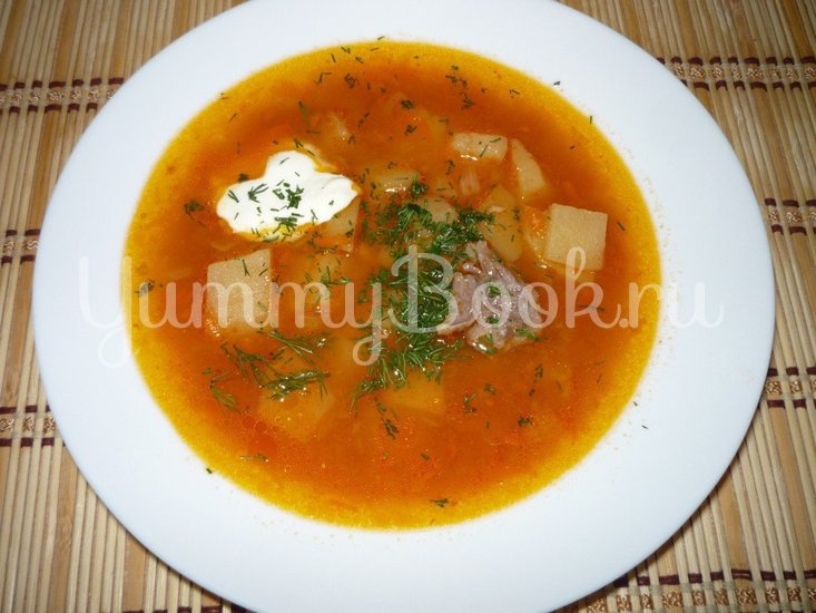 Простой томатный суп из мультиварки - шаг 7