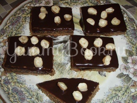 Шоколадное пирожное с орехами - шаг 3
