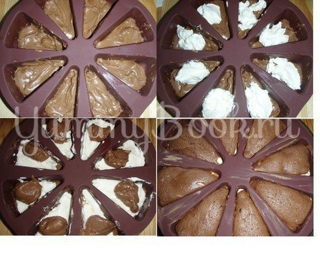 Шоколадно-творожные кексы - тортики - шаг 2