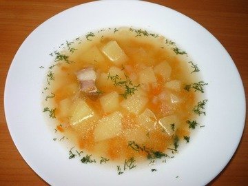 Гороховый суп с копченостями из мультиварки