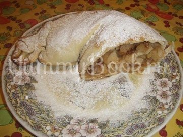 Яблочный штрудель с орехами - шаг 4