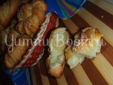 Турецкие булочки с сезамом - шаг 10