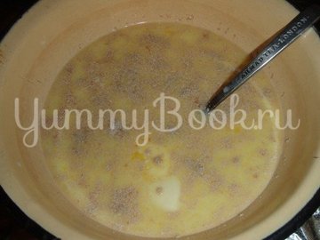 Плетенка с клубникой, яблоком и маком - шаг 1