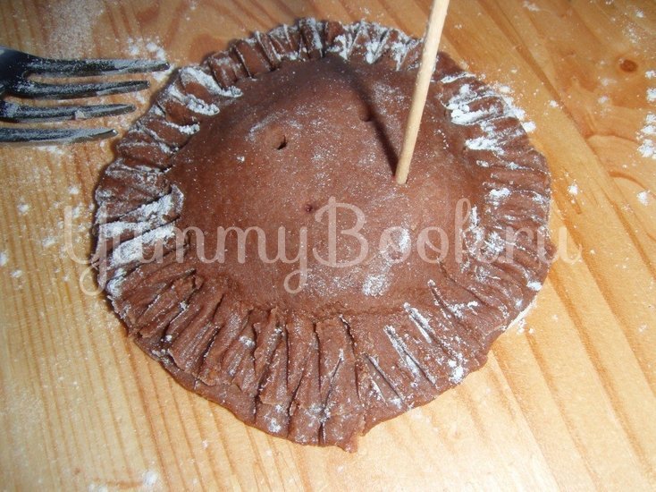Шоколадное печенье с вишней - шаг 6