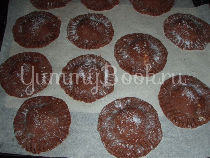 Шоколадное печенье с вишней - шаг 7